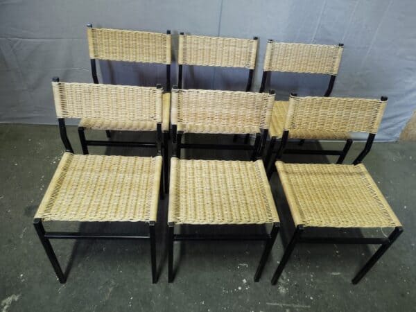Set van zes eetkamerstoelen 't Spectrum SE05 Martin Visser