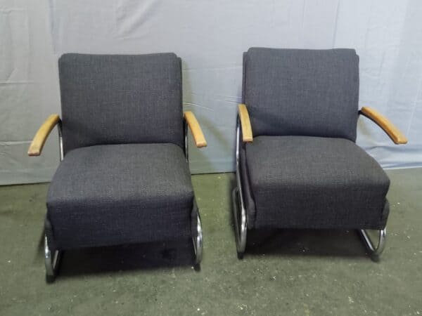 W.H. Gispen voor Mücke Melder fauteuils model S411 - Afbeelding 2