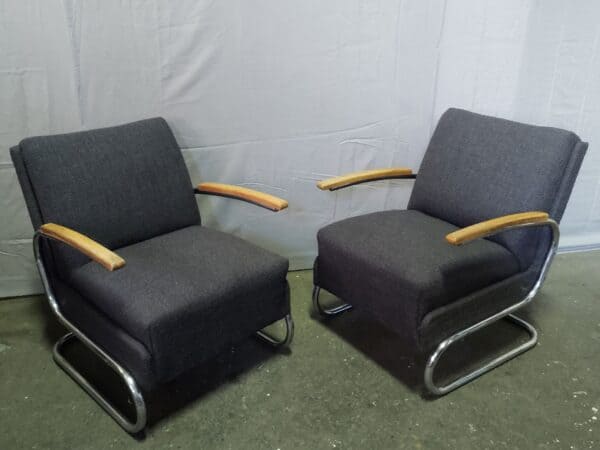 W.H. Gispen voor Mücke Melder fauteuils model S411