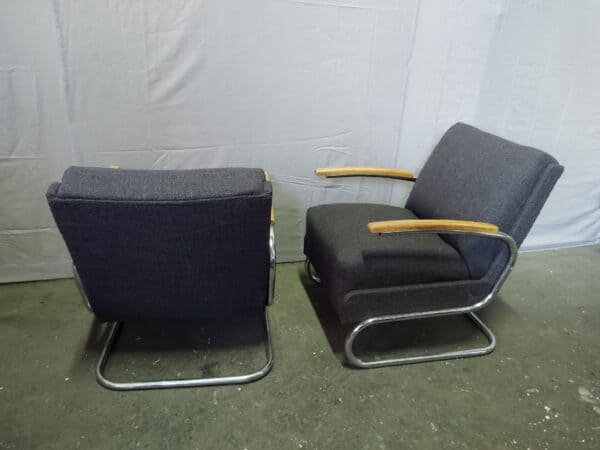 W.H. Gispen voor Mücke Melder fauteuils model S411 - Afbeelding 6