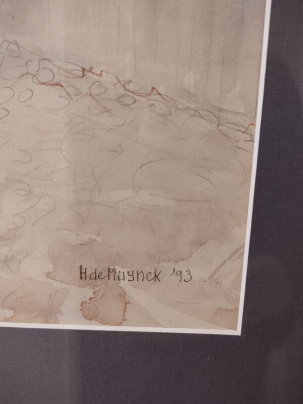 H. de Muijnck, impressie Maeslantkering - Afbeelding 3
