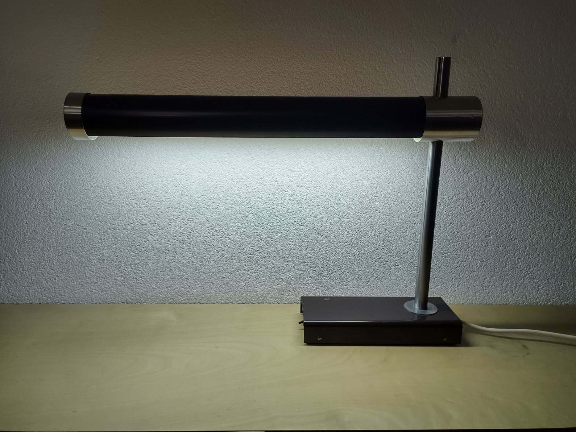 Brutalistische seventies bureaulamp - Afbeelding 2
