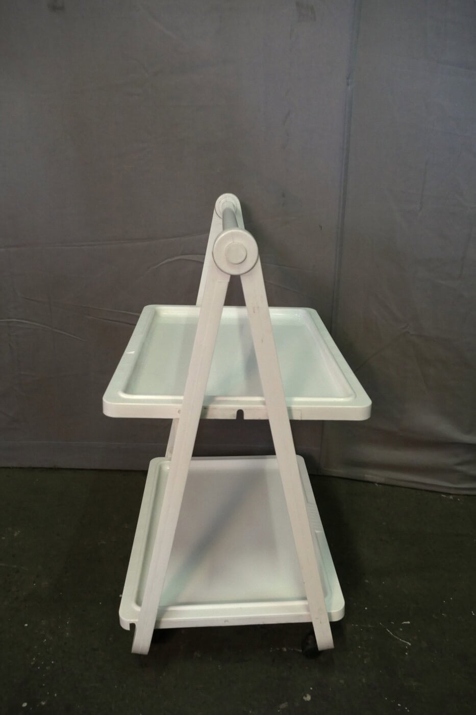 Simo trolley wit kunststof - Afbeelding 3