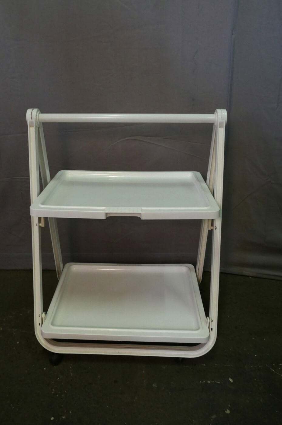 Simo trolley wit kunststof - Afbeelding 2