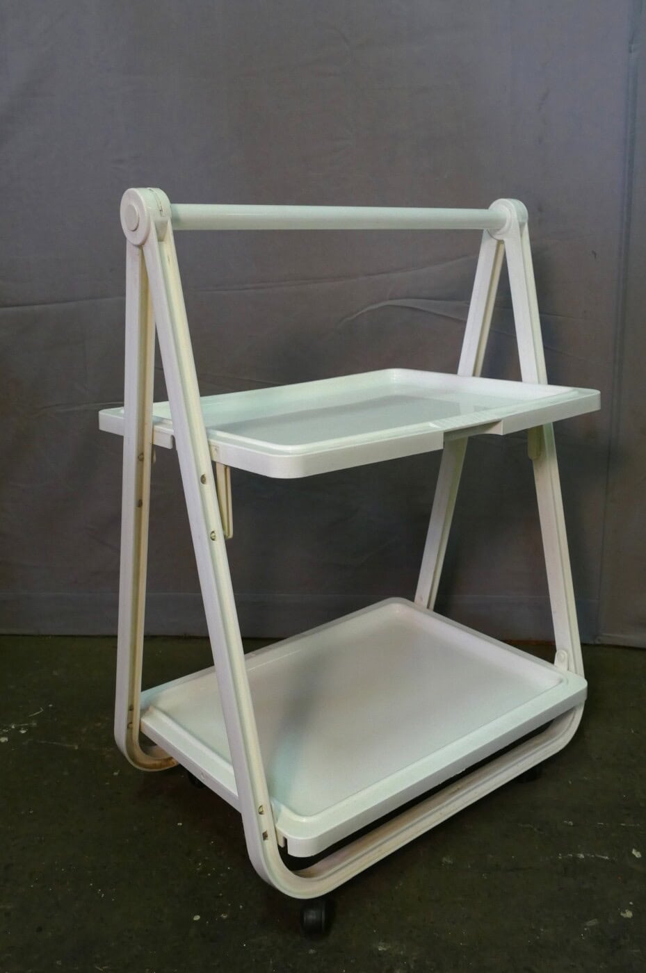 Simo trolley wit kunststof