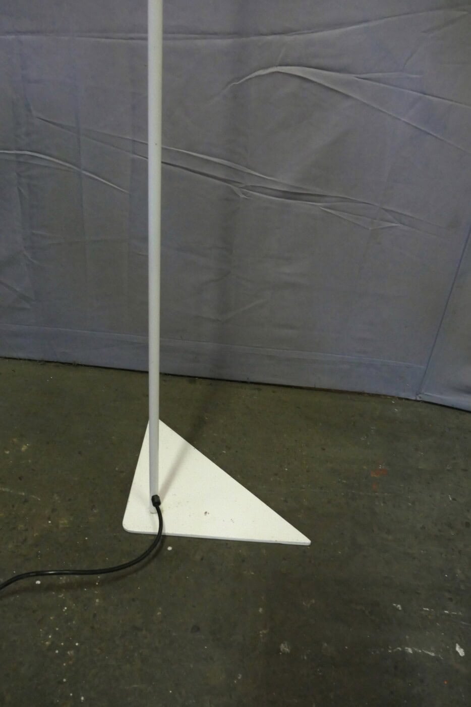 Witte stalen vloerlamp SCE France - Afbeelding 2
