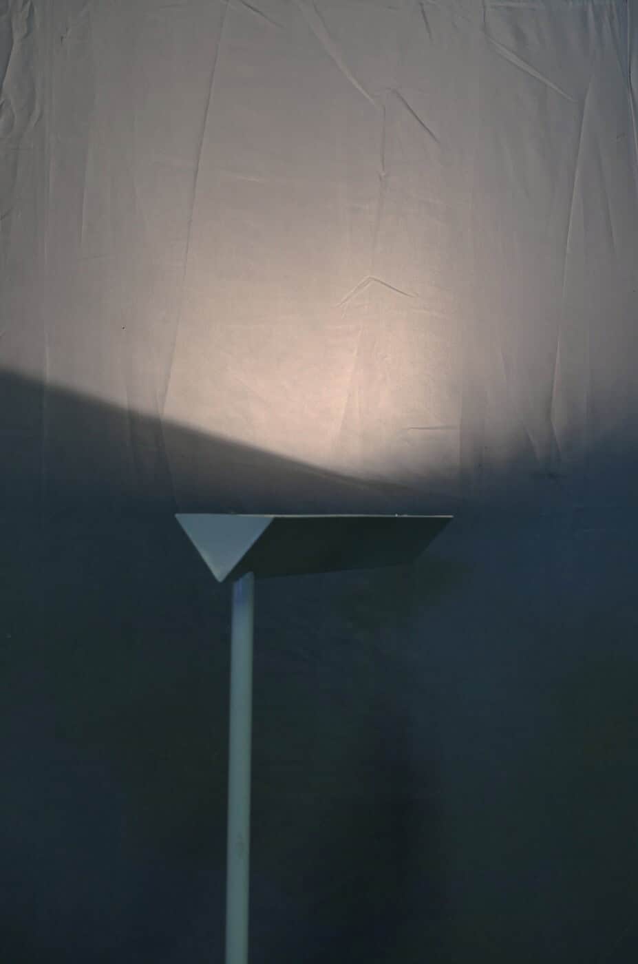 Witte stalen vloerlamp SCE France - Afbeelding 3